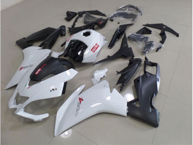 Aprilia RS4 50 125 2011-2018 - Branco Preto Aprilia RS4 50 125 2011-2018 - Branco Preto
