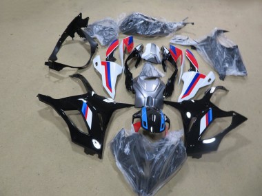 BMW S1000RR 2019-2021 - Preto Branco Vermelho Azul
