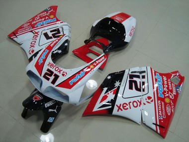 Ducati 748 916 996 996S 1993-2005 - Vermelho Branco Xerox 21