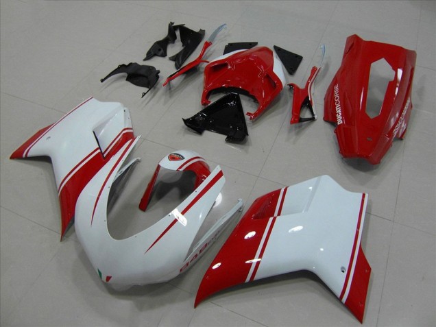 Ducati 749 749R 749S - Branco & Vermelho Corrida Version