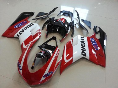 Ducati 848 1098 1198 2007-2014 - Vermelho Branco