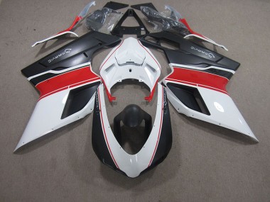 Ducati 848 2007-2014 - Branco Vermelho Preto Marvic
