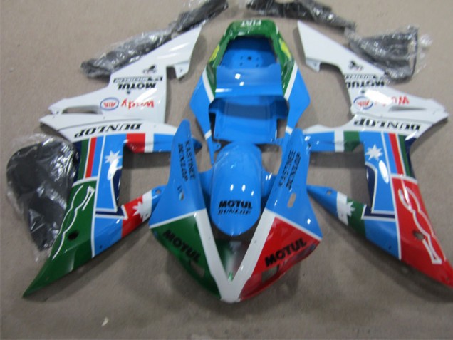 Honda CBR 1000RR 2004-2005 - Azul Vermelho Verde Motul Honda CBR 1000RR 2004-2005 - Azul Vermelho Verde Motul