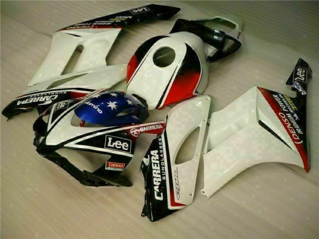 Honda CBR 1000RR 2004-2005 - Branco Preto Honda CBR 1000RR 2004-2005 - Branco Preto
