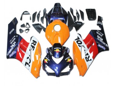 Honda CBR 1000RR 2004-2005 - Laranja Vermelho Azul Repsol
