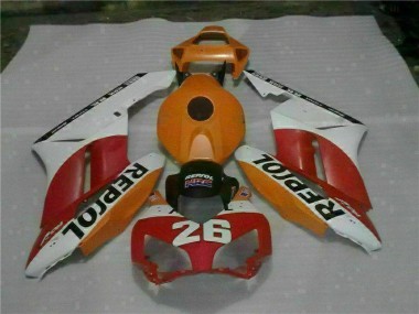 Honda CBR 1000RR 2004-2005 - Laranja Vermelho Repsol 26