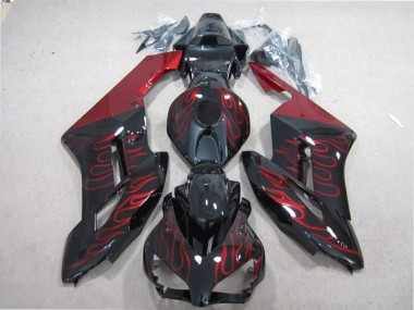Honda CBR 1000RR 2004-2005 - Preto Vermelho Chama