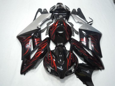Honda CBR 1000RR 2004-2005 - Preto Vermelho Chama