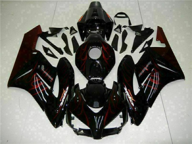 Honda CBR 1000RR 2004-2005 - Vermelho Chama Preto
