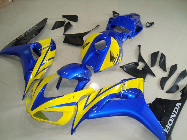 Honda CBR 1000RR 2006-2007 - Amarelo Azul Preto Honda CBR 1000RR 2006-2007 - Amarelo Azul Preto