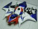 Honda CBR 1000RR 2006-2007 - Azul Branco Honda CBR 1000RR 2006-2007 - Azul Branco