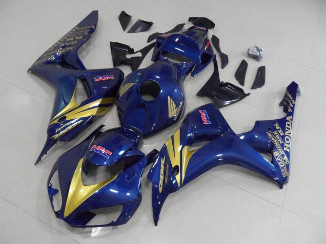 Honda CBR 1000RR 2006-2007 - Azul Escuro & Ouro Listra Honda CBR 1000RR 2006-2007 - Azul Escuro & Ouro Listra
