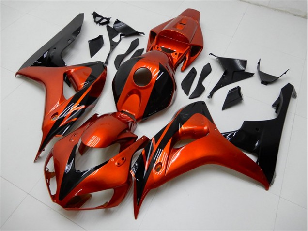 Honda CBR 1000RR 2006-2007 - Laranja Preto Honda CBR 1000RR 2006-2007 - Laranja Preto
