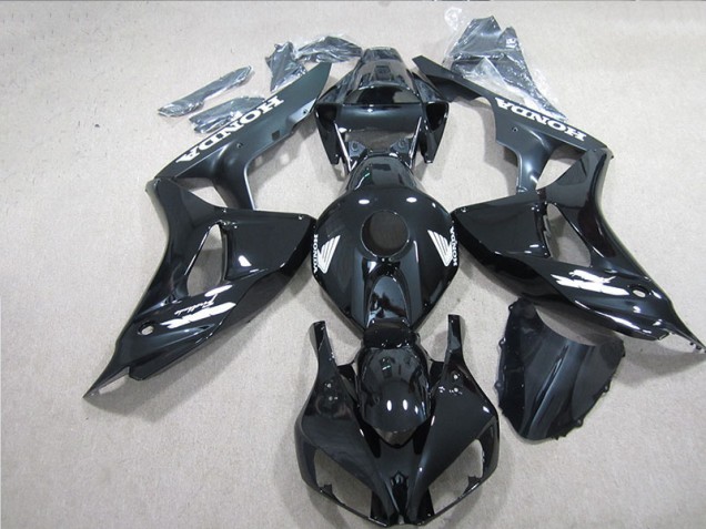 Honda CBR 1000RR 2006-2007 - Preto Branco Decalque Honda CBR 1000RR 2006-2007 - Preto Branco Decalque