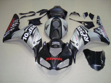 Honda CBR 1000RR 2006-2007 - Preto Fosco Prata Repsol