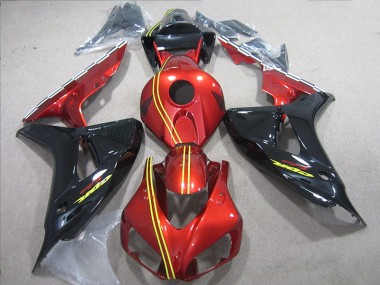 Honda CBR 1000RR 2006-2007 - Preto Vermelho Amarelo
