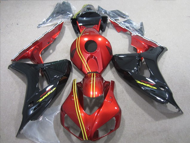 Honda CBR 1000RR 2006-2007 - Preto Vermelho Amarelo