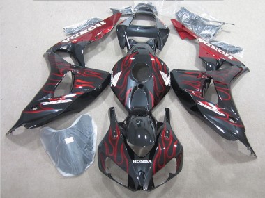 Honda CBR 1000RR 2006-2007 - Preto Vermelho Chama