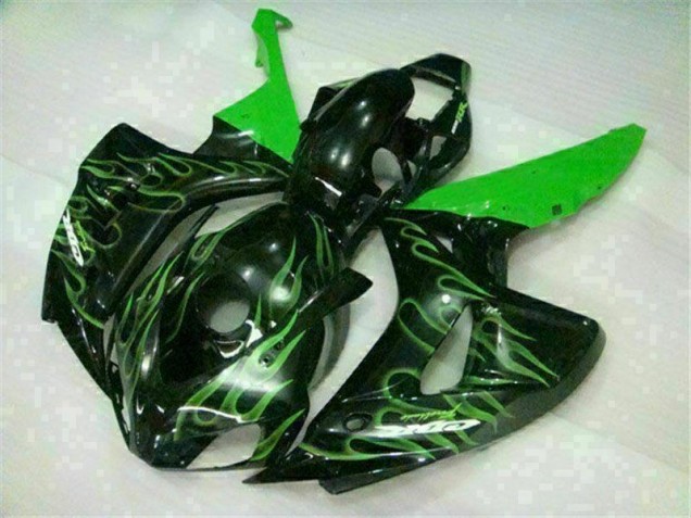 Honda CBR 1000RR 2006-2007 - Verde Chama Preto Honda CBR 1000RR 2006-2007 - Verde Chama Preto