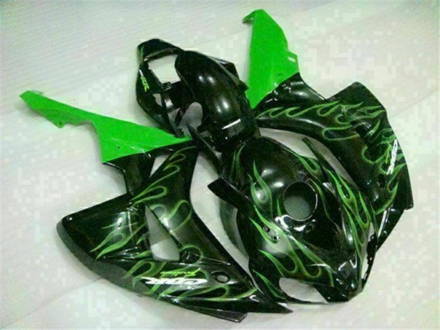 Honda CBR 1000RR 2006-2007 - Verde Chama Preto Honda CBR 1000RR 2006-2007 - Verde Chama Preto