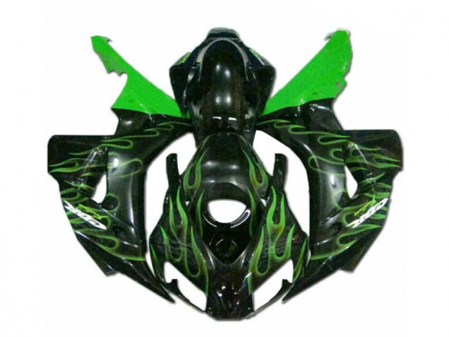 Honda CBR 1000RR 2006-2007 - Verde Chama Preto Honda CBR 1000RR 2006-2007 - Verde Chama Preto