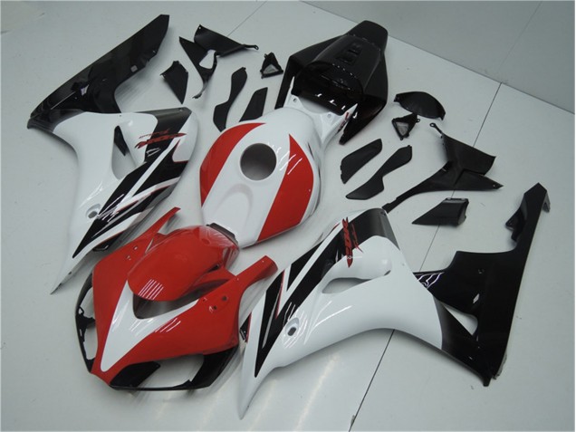 Honda CBR 1000RR 2006-2007 - Vermelho Branco Preto Honda CBR 1000RR 2006-2007 - Vermelho Branco Preto