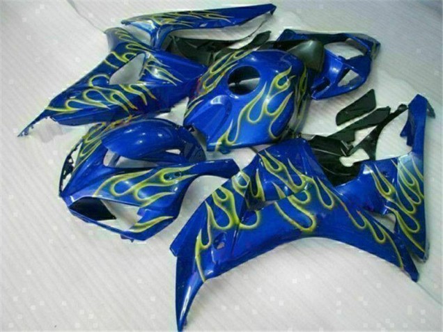 Honda CBR 1000RR 2008-2011 - Amarelo Chama Azul Honda CBR 1000RR 2008-2011 - Amarelo Chama Azul