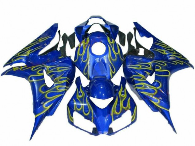 Honda CBR 1000RR 2008-2011 - Amarelo Chama Azul Honda CBR 1000RR 2008-2011 - Amarelo Chama Azul