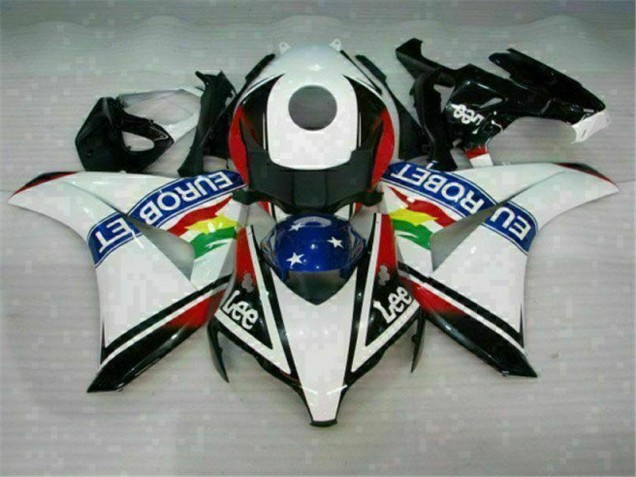 Honda CBR 1000RR 2008-2011 - Branco Azul Vermelho Eurobet Lee Honda CBR 1000RR 2008-2011 - Branco Azul Vermelho Eurobet Lee
