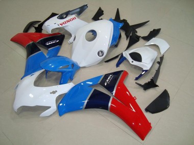 Honda CBR 1000RR 2008-2011 - Branco Azul Vermelho