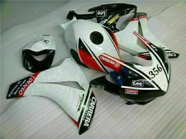 Honda CBR 1000RR 2008-2011 - Branco Preto Honda CBR 1000RR 2008-2011 - Branco Preto