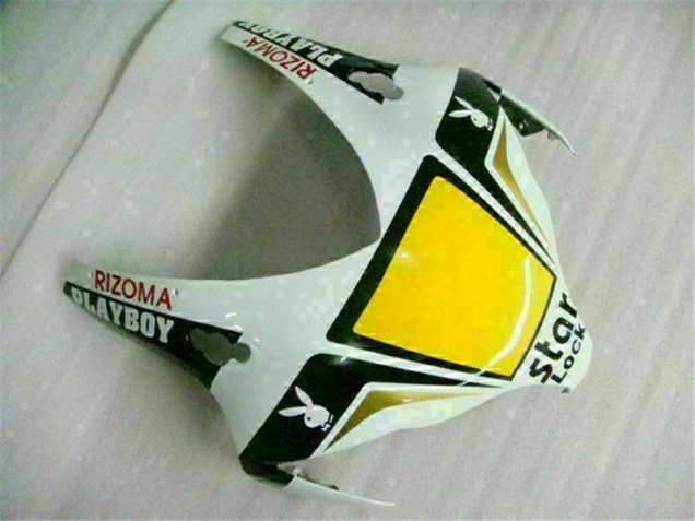 Honda CBR 1000RR 2008-2011 - Branco Preto Playboy Honda CBR 1000RR 2008-2011 - Branco Preto Playboy
