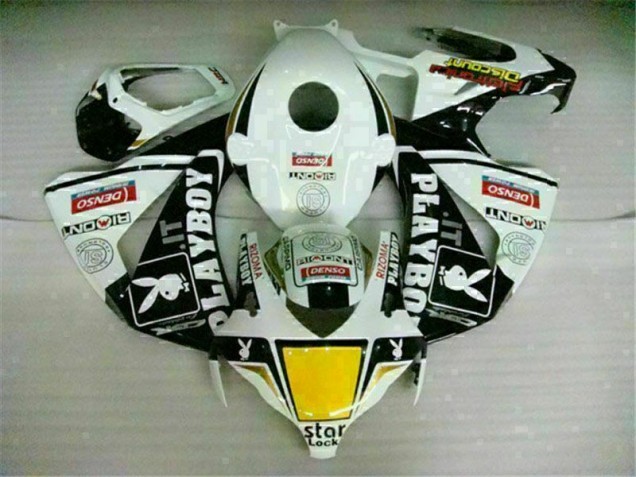 Honda CBR 1000RR 2008-2011 - Branco Preto Playboy Honda CBR 1000RR 2008-2011 - Branco Preto Playboy
