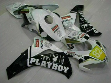 Honda CBR 1000RR 2008-2011 - Branco Preto Playboy