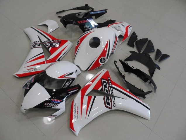 Honda CBR 1000RR 2008-2011 - Branco Vermelho HRC
