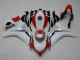 Honda CBR 1000RR 2008-2011 - Branco Vermelho Honda CBR 1000RR 2008-2011 - Branco Vermelho