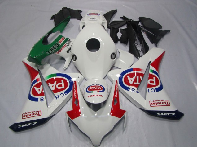 Honda CBR 1000RR 2008-2011 - Branco Vermelho PATA