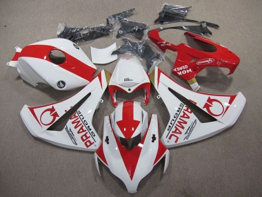 Honda CBR 1000RR 2008-2011 - Branco Vermelho PRAMAC