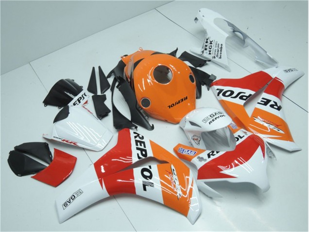 Honda CBR 1000RR 2008-2011 - Laranja Branco Vermelho Repsol Honda CBR 1000RR 2008-2011 - Laranja Branco Vermelho Repsol