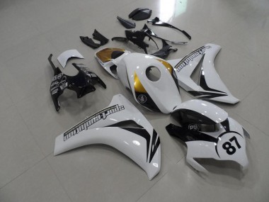 Honda CBR 1000RR 2008-2011 - Preto & Branco & Ouro