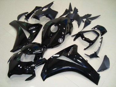 Honda CBR 1000RR 2008-2011 - Preto Brilhante Chrome Decalques