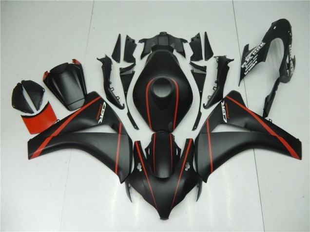 Honda CBR 1000RR 2008-2011 - Preto Fosco Vermelho