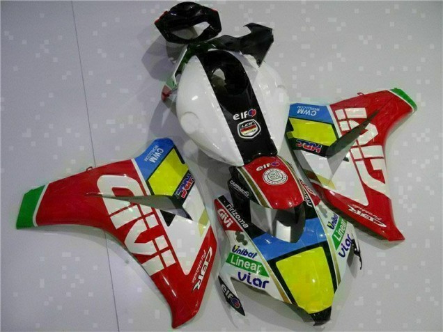 Honda CBR 1000RR 2008-2011 - Vermelho Branco Honda CBR 1000RR 2008-2011 - Vermelho Branco