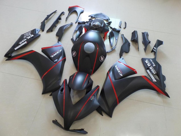 Honda CBR 1000RR 2012-2016 - Fosco Bladk & Vermelho Listra Honda CBR 1000RR 2012-2016 - Fosco Bladk & Vermelho Listra