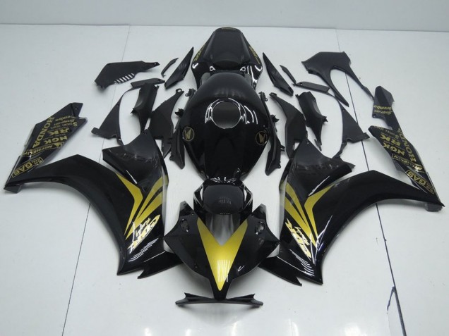 Honda CBR 1000RR 2012-2016 - Preto Brilhante & Ouro