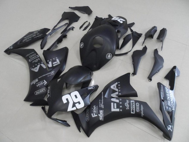 Honda CBR 1000RR 2012-2016 - Preto Fosco Cinzento Decalques 29 Honda CBR 1000RR 2012-2016 - Preto Fosco Cinzento Decalques 29