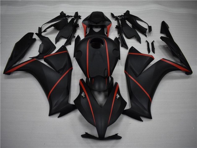 Honda CBR 1000RR 2012-2016 - Preto Fosco Vermelho Honda CBR 1000RR 2012-2016 - Preto Fosco Vermelho