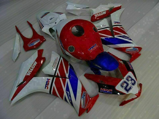 Honda CBR 1000RR 2012-2016 - Vermelho Branco Azul 23 Honda CBR 1000RR 2012-2016 - Vermelho Branco Azul 23