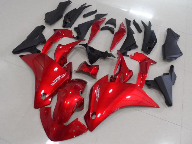 Honda CBR 250RR 2011-2013 - Vermelho Preto Fosco Honda CBR 250RR 2011-2013 - Vermelho Preto Fosco