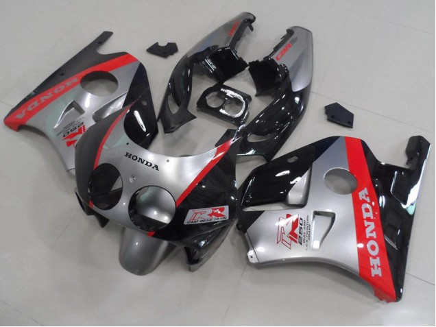 Honda CBR 250RR MC22 1991-1998 - Prata Preto Vermelho Honda CBR 250RR MC22 1991-1998 - Prata Preto Vermelho